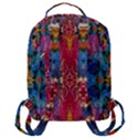 Firey Repeats I Flap Pocket Backpack (Large) View3