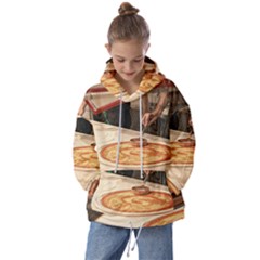 Let`s Make Pizza Kids  Oversized Hoodie by ConteMonfrey