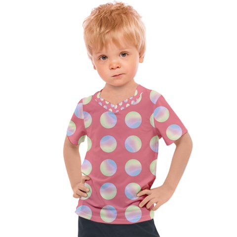 Abstract Stylish Design Pattern Red Kids  Sports Tee by brightlightarts