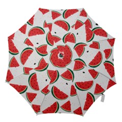 Watermelon Seamless Pattern Hook Handle Umbrellas (medium) by Jancukart