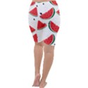 Watermelon Seamless Pattern Cropped Leggings  View4