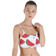 Watermelon Seamless Pattern Layered Top Bikini Top  by Jancukart