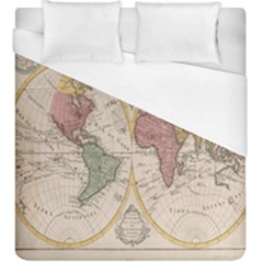 Mapa Mundi 1775 Duvet Cover (king Size) by ConteMonfrey