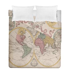 Mapa Mundi 1775 Duvet Cover Double Side (full/ Double Size) by ConteMonfrey