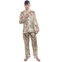 Mapa Mundi - 1774 Men s Long Sleeve Satin Pajamas Set by ConteMonfrey