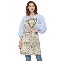 Mapa Mundi - 1774 Pocket Apron by ConteMonfrey