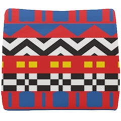 Shapes Rows Seat Cushion by LalyLauraFLM