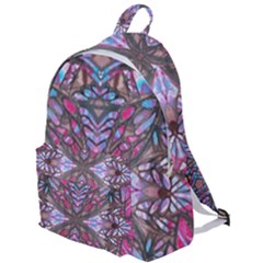 Charcoal Pink Repeats Iv The Plain Backpack by kaleidomarblingart