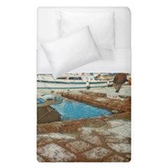 Alone On Gardasee, Italy  Duvet Cover (single Size) by ConteMonfrey