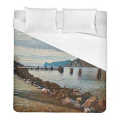 Ducks On Gardasee Duvet Cover (full/ Double Size) by ConteMonfrey