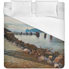 Ducks On Gardasee Duvet Cover (king Size) by ConteMonfrey