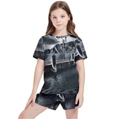 Smokey Pier Kids  Tee And Sports Shorts Set by ConteMonfrey