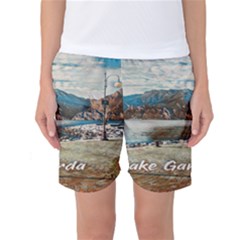 Calm Day On Lake Garda Women s Basketball Shorts by ConteMonfrey