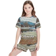 Calm Day On Lake Garda Kids  Tee And Sports Shorts Set by ConteMonfrey