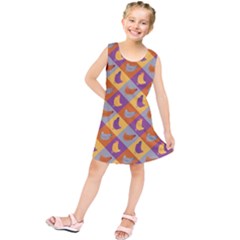 Chickens Pixel Pattern - Version 1b Kids  Tunic Dress by wagnerps