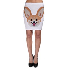 Cardigan Corgi Face Bodycon Skirt by wagnerps