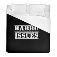 Babbu Issues - Italian Daddy Issues Duvet Cover (full/ Double Size) by ConteMonfrey