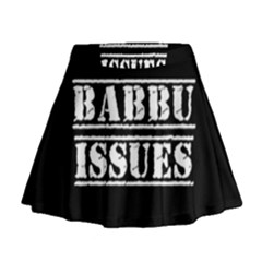 Babbu Issues - Italian Daddy Issues Mini Flare Skirt by ConteMonfrey