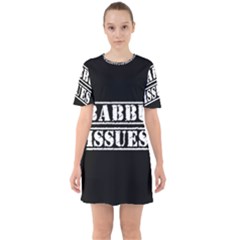 Babbu Issues - Italian Daddy Issues Sixties Short Sleeve Mini Dress by ConteMonfrey