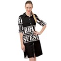 Babbu Issues - Italian daddy issues Long Sleeve Mini Shirt Dress View1