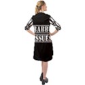 Babbu Issues - Italian daddy issues Long Sleeve Mini Shirt Dress View2