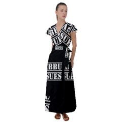 Babbu Issues - Italian Daddy Issues Flutter Sleeve Maxi Dress by ConteMonfrey