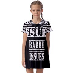 Babbu Issues - Italian Daddy Issues Kids  Asymmetric Collar Dress by ConteMonfrey