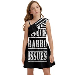 Babbu Issues - Italian Daddy Issues Kids  One Shoulder Party Dress by ConteMonfrey