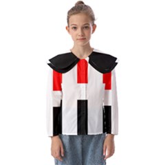 Arpitania Flag Kids  Peter Pan Collar Blouse by tony4urban