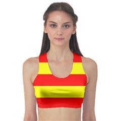 Aust Agder Flag Sports Bra by tony4urban