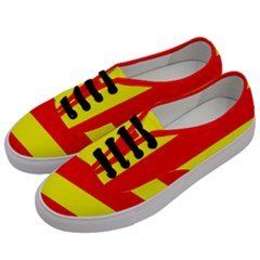 Aust Agder Flag Men s Classic Low Top Sneakers by tony4urban