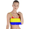 Budapest Flag Layered Top Bikini Top  View1