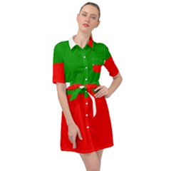 Avar People Belted Shirt Dress by tony4urban