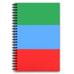 Dagestan Flag 5 5  X 8 5  Notebook by tony4urban