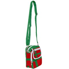 Bornholm Denmark Flag Shoulder Strap Belt Bag by tony4urban