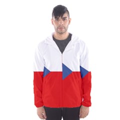 Czech Republic Men s Hooded Windbreaker by tony4urban