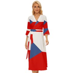 Czech Republic Midsummer Wrap Dress by tony4urban