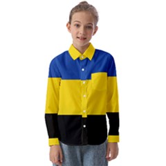 Gelderland Flag Kids  Long Sleeve Shirt by tony4urban