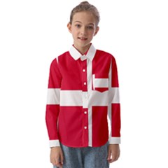 Denmark Kids  Long Sleeve Shirt by tony4urban