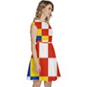 Antwerp Flag Cap Sleeve High Waist Dress View3