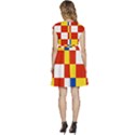 Antwerp Flag Cap Sleeve High Waist Dress View4