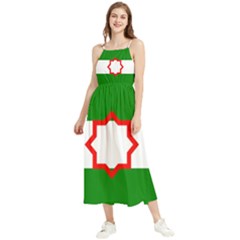 Andalusia Flag Boho Sleeveless Summer Dress by tony4urban