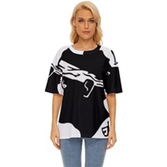 Corsica Flag Oversized Basic Tee by tony4urban