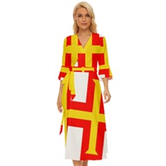 Guernsey Midsummer Wrap Dress by tony4urban