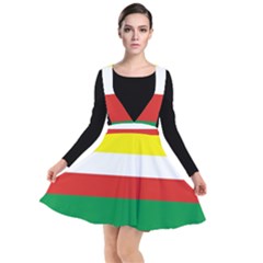 Lubuskie Flag Plunge Pinafore Dress by tony4urban