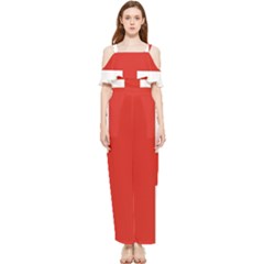 London Draped Sleeveless Chiffon Jumpsuit by tony4urban