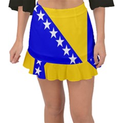 Bosnia And Herzegovina Fishtail Mini Chiffon Skirt by tony4urban