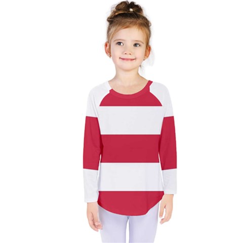 Eindhoven Flag Kids  Long Sleeve Tee by tony4urban