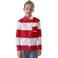 Eindhoven Flag Kids  Long Sleeve Shirt by tony4urban