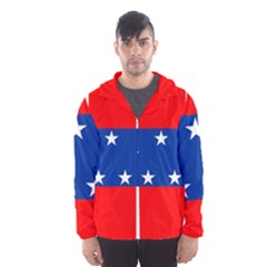 Netherlands Antilles Men s Hooded Windbreaker by tony4urban